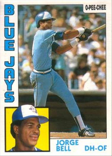 1984 O-Pee-Chee Baseball Cards 278     Jorge Bell